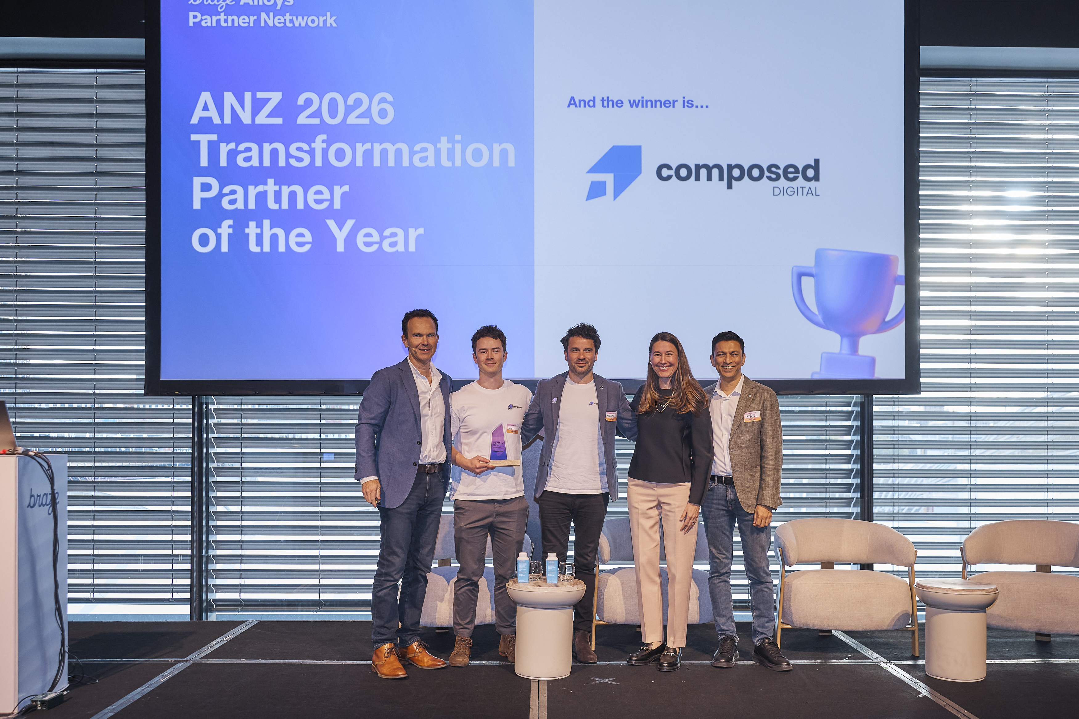 Composed Digital named Braze's ANZ Delivery Partner and Transformation Partner of the Year